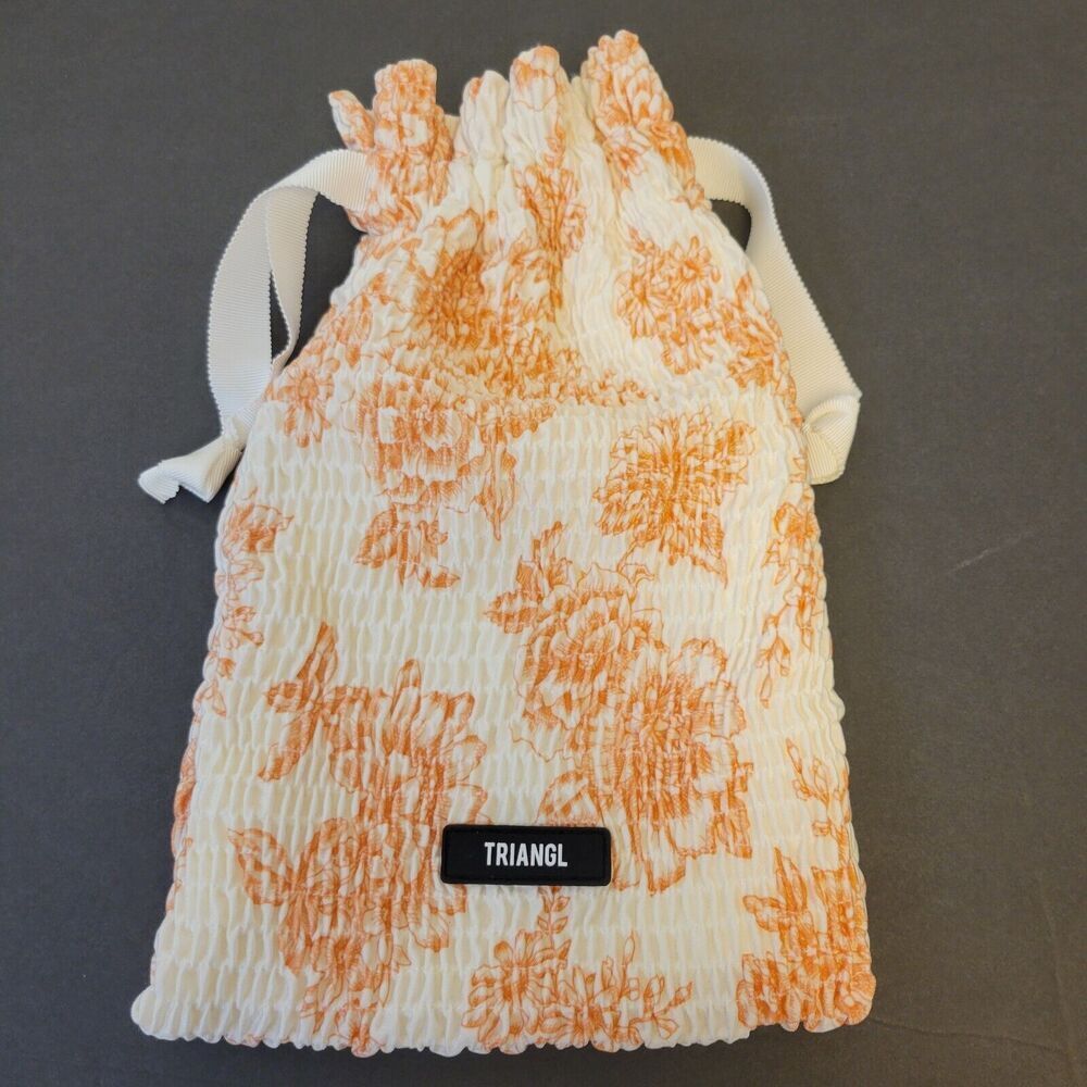 Triangl Drawstring Stretchy Lining Bikini Bag
